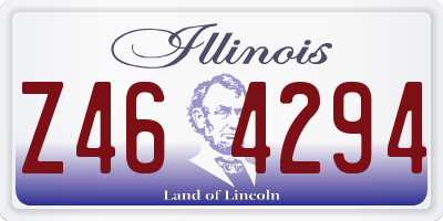 IL license plate Z464294