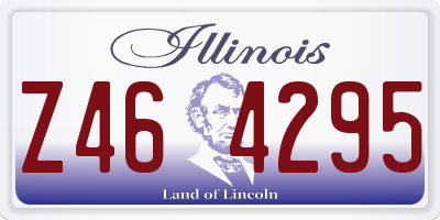 IL license plate Z464295