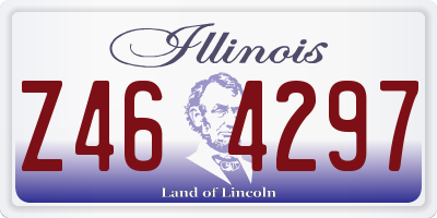 IL license plate Z464297