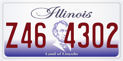 IL license plate Z464302