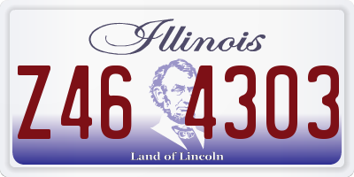 IL license plate Z464303