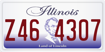 IL license plate Z464307