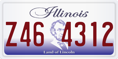 IL license plate Z464312