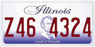 IL license plate Z464324