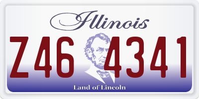 IL license plate Z464341