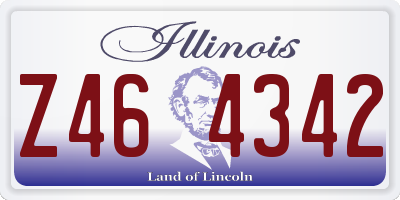 IL license plate Z464342