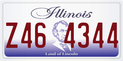 IL license plate Z464344