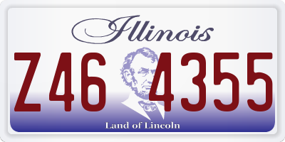 IL license plate Z464355
