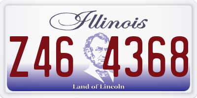 IL license plate Z464368