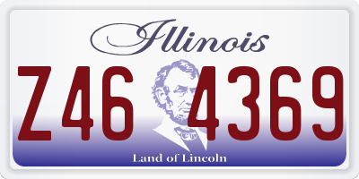 IL license plate Z464369