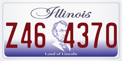 IL license plate Z464370