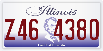 IL license plate Z464380