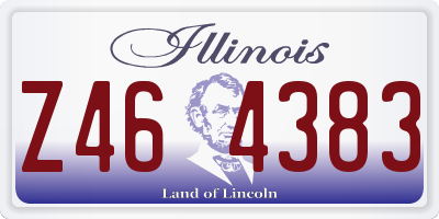 IL license plate Z464383