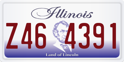 IL license plate Z464391