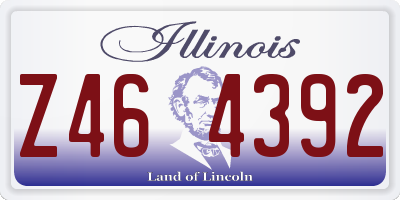 IL license plate Z464392