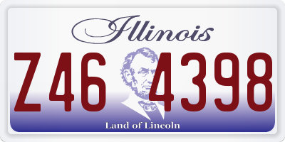 IL license plate Z464398