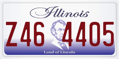 IL license plate Z464405