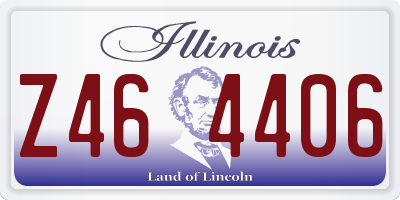 IL license plate Z464406
