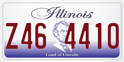 IL license plate Z464410