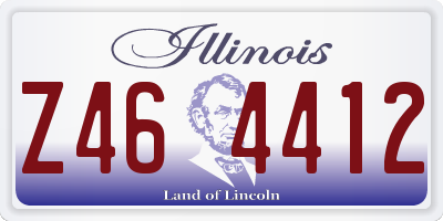 IL license plate Z464412