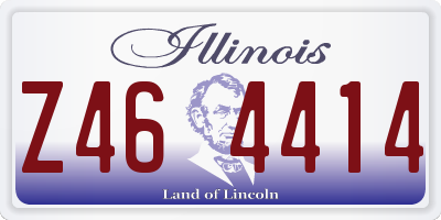 IL license plate Z464414