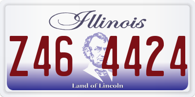 IL license plate Z464424