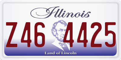 IL license plate Z464425