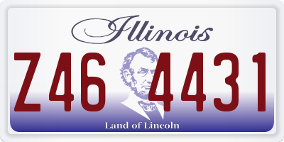 IL license plate Z464431