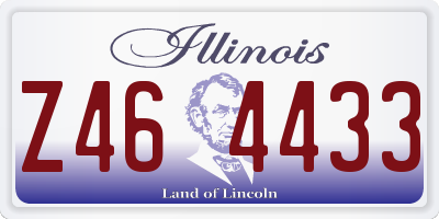 IL license plate Z464433