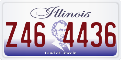 IL license plate Z464436