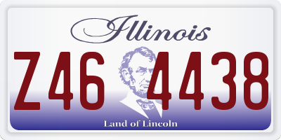 IL license plate Z464438