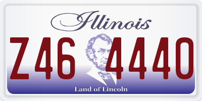 IL license plate Z464440