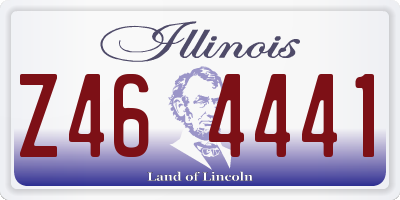 IL license plate Z464441