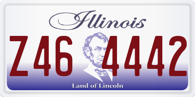 IL license plate Z464442