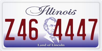 IL license plate Z464447