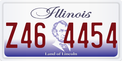 IL license plate Z464454
