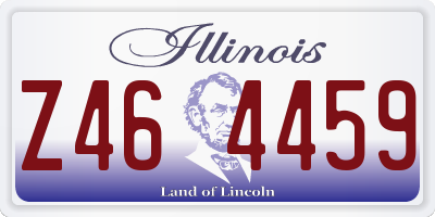 IL license plate Z464459