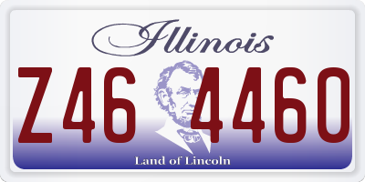 IL license plate Z464460