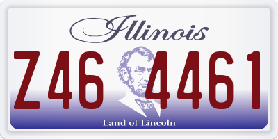 IL license plate Z464461
