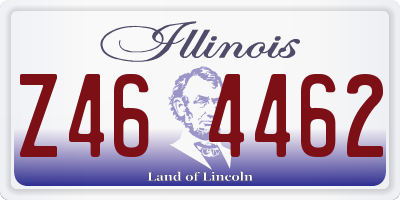IL license plate Z464462