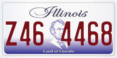 IL license plate Z464468