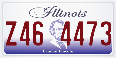 IL license plate Z464473