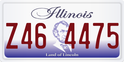 IL license plate Z464475