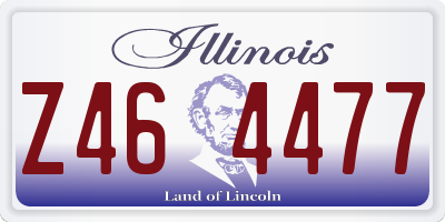 IL license plate Z464477