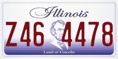 IL license plate Z464478