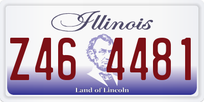 IL license plate Z464481