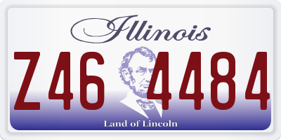 IL license plate Z464484
