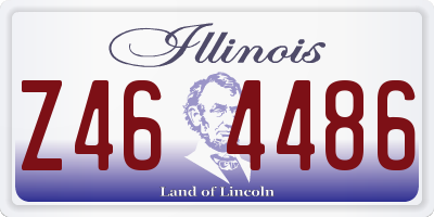 IL license plate Z464486