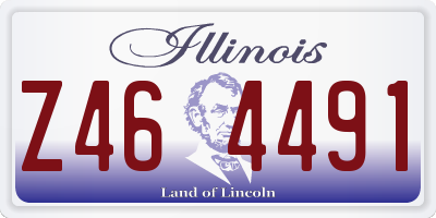 IL license plate Z464491