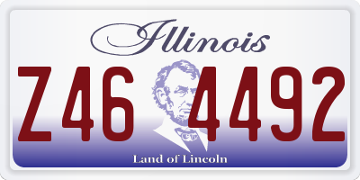 IL license plate Z464492